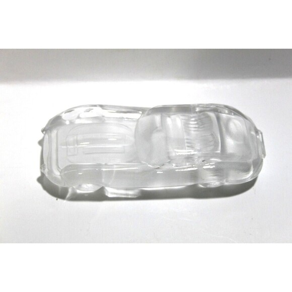 Vintage Collectible Jaguar Frosted Glass Sculpture Paperweight Crystal Car 6.5" - Picture 5 of 6